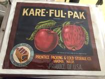 Kare-Ful-Pak Maroon Brown Box