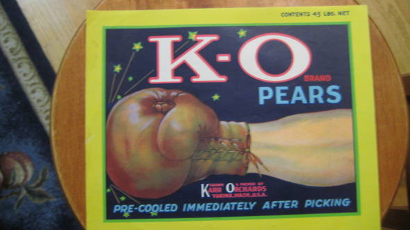 K-O Fruit Crate Label