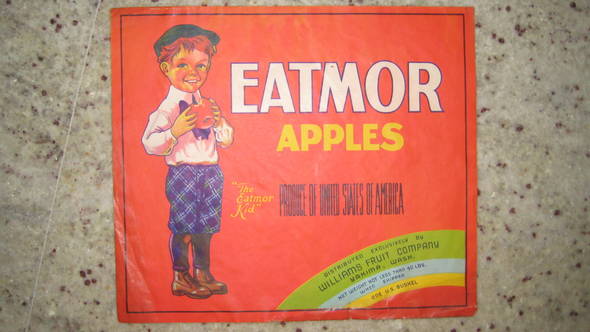 Eatmor Fruit Crate Label