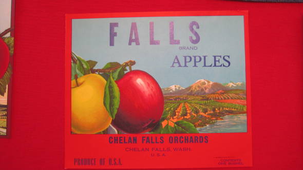 Falls Fruit Crate Label