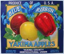 Blue Ribbon 1 bushel Yakima
