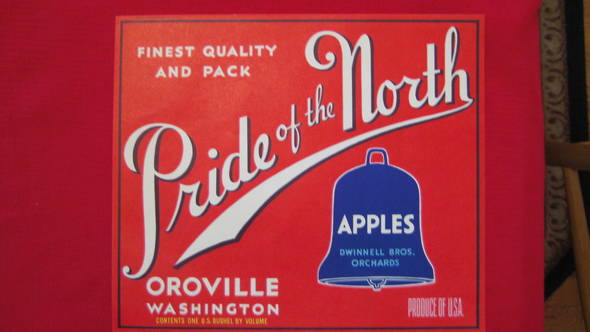 Pride Of The North Fruit Crate Label