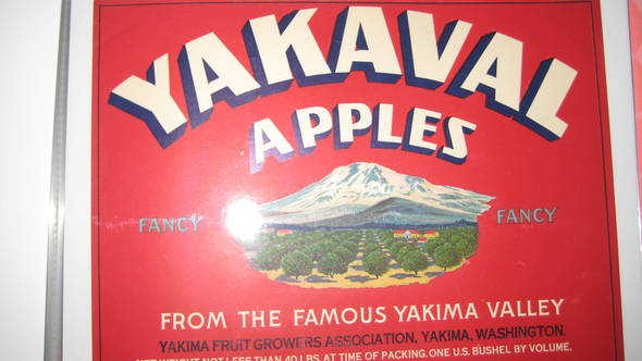 Yakaval Red Fruit Crate Label