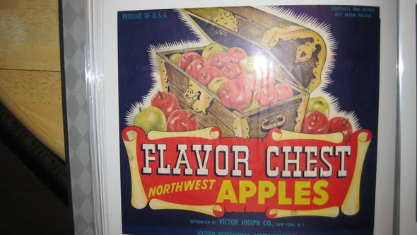 Favor Chest W.Joseph Fruit Crate Label