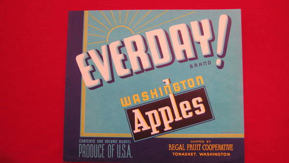 Everday Fruit Crate Label