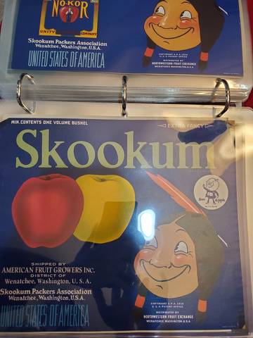 skookum Fruit Crate Label