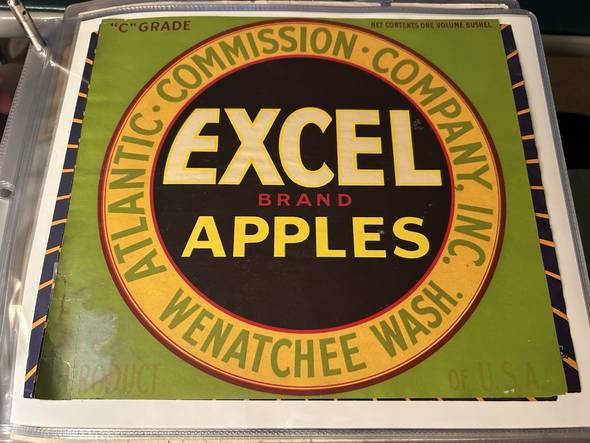 Excel Fruit Crate Label