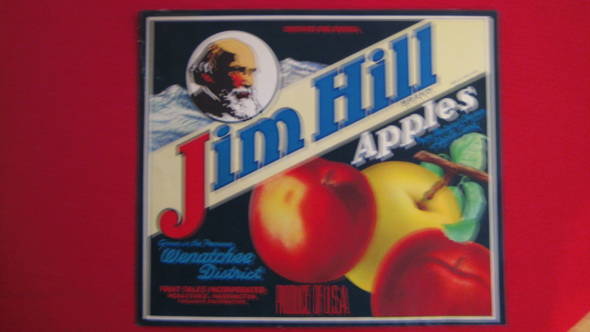 Jim Hill Fruit Crate Label