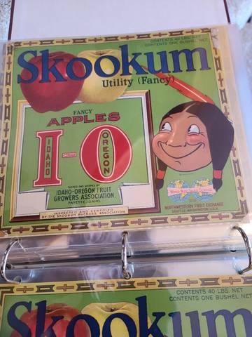 Skookum Idaho-Oregon Fruit Crate Label