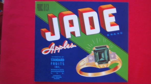 Jade Fruit Crate Label