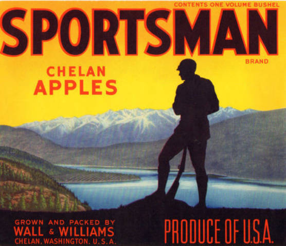 Sportsman Fruit Crate Label