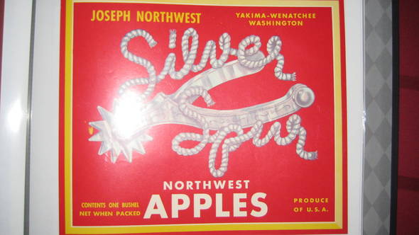 Silver Spur Fruit Crate Label