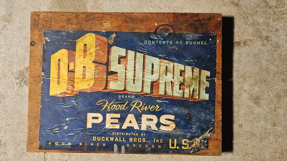 D-B Supreme Fruit Crate Label
