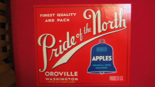 Pride Of The North Fruit Crate Label