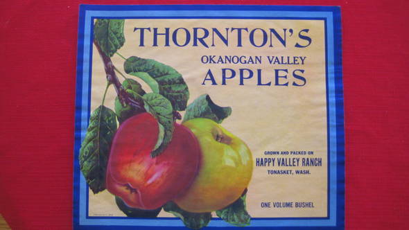 Thornton's Fruit Crate Label