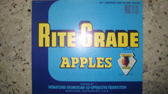 Ritegrade Fruit Crate Label
