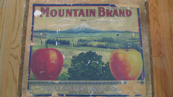 Mountain Fruit Crate Label