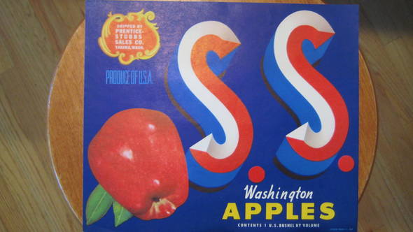Prentice Stubbs Sales Fruit Crate Label