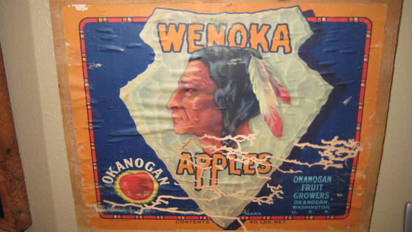 Wenoka Okanogan Fruit Crate Label