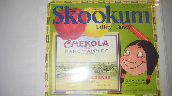 Skookum Chekola Fruit Crate Label