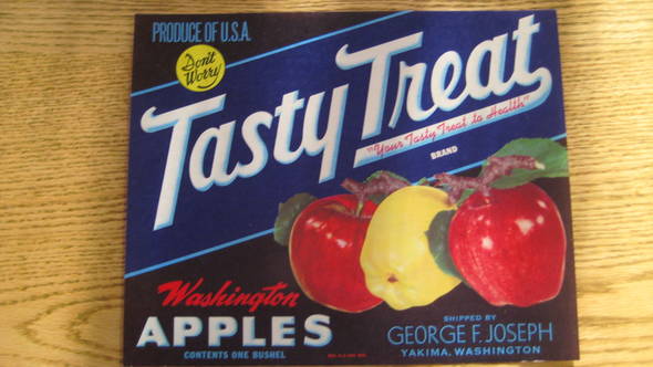 Tasty Treat Fruit Crate Label