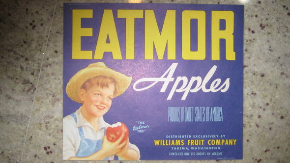 Eatmor Fruit Crate Label