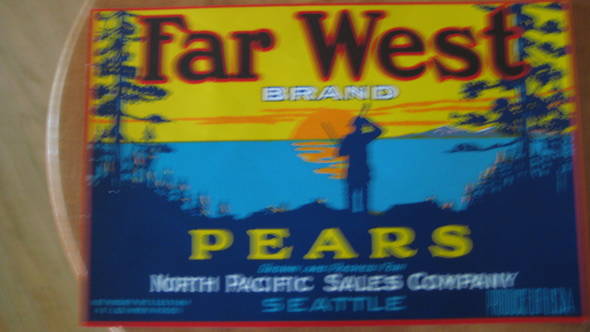 Far West Fruit Crate Label
