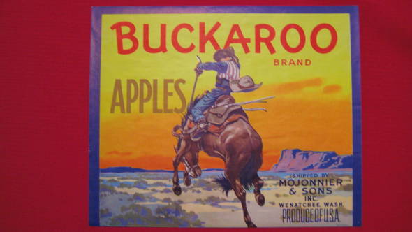 Buckaroo Fruit Crate Label