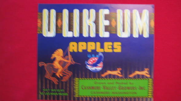U Like Um Fruit Crate Label