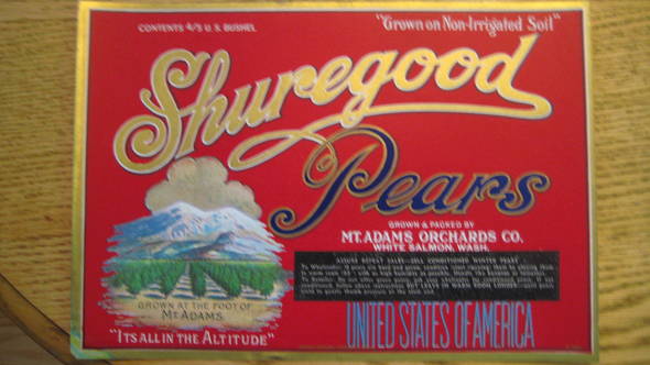 Shuregood Border Fruit Crate Label