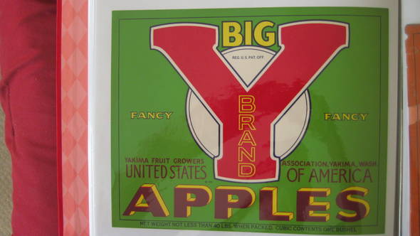 Big Y fancy Fruit Crate Label