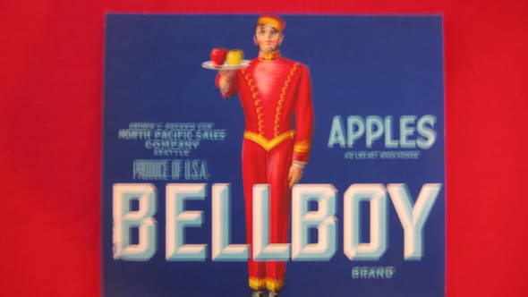 Bell Boy Fruit Crate Label