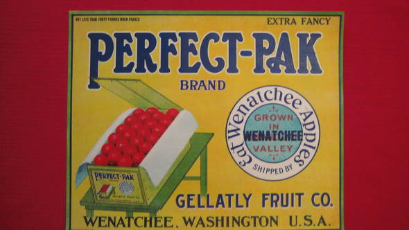 Perfect Pak Fruit Crate Label