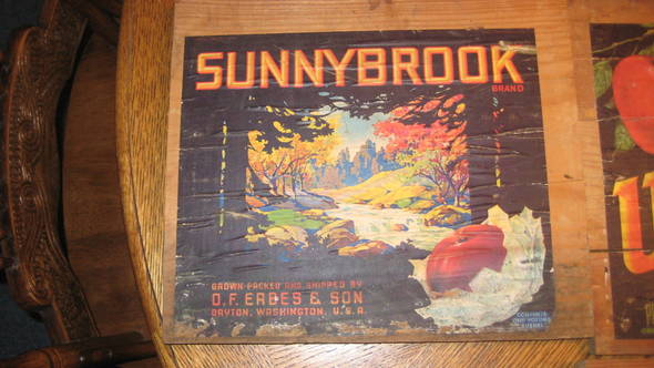 Sunnybrook Fruit Crate Label