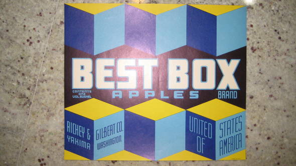 Best Box Fruit Crate Label