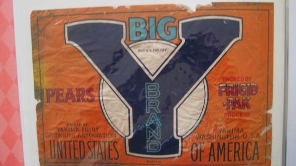 Big Y no weight Fruit Crate Label