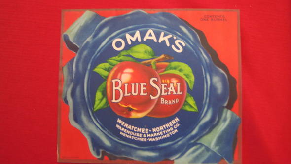 Blue Seal Fruit Crate Label