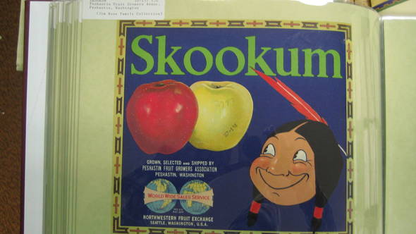 Skookum Early Peshastin Fruit Fruit Crate Label