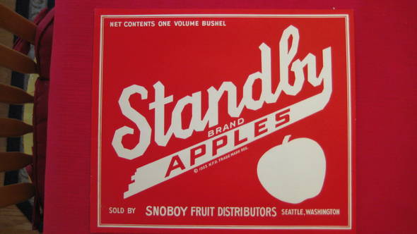 Standby Fruit Crate Label