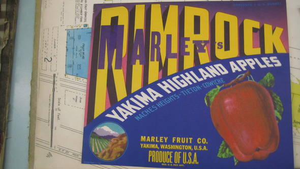 Rimrock Marleys Fruit Crate Label