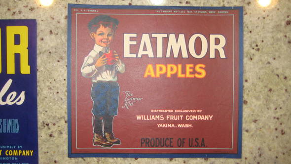 Eatmor Fruit Crate Label