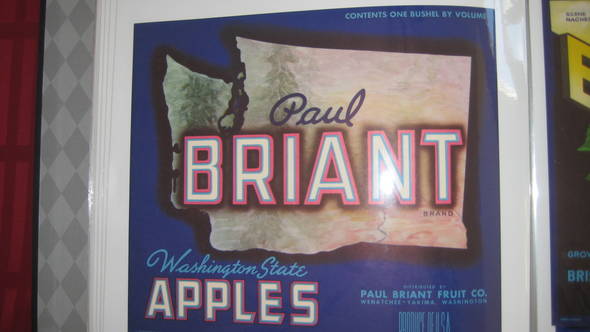 Briant Fruit Crate Label