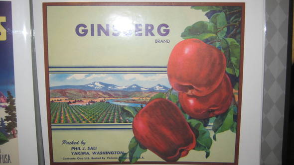 Ginsburg Fruit Crate Label