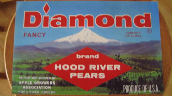 Diamond Fancy Fruit Crate Label