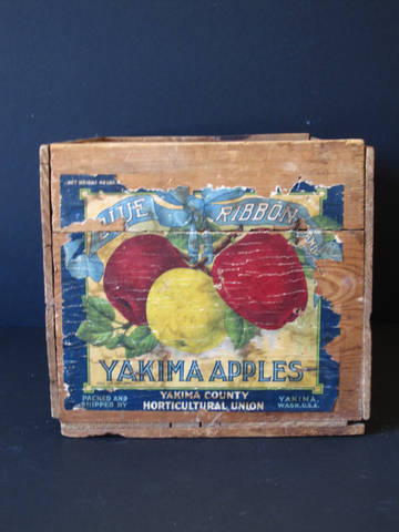 Bluer Ribbon 40# older Fruit Crate Label