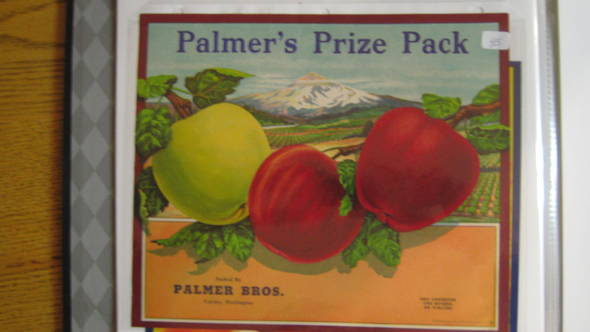 Palmer's Prize Pack Fruit Crate Label