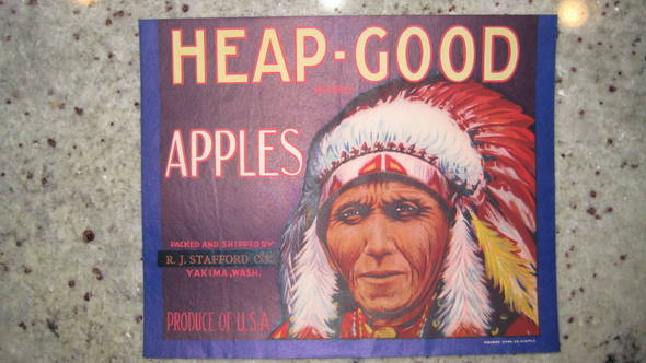 Heap-Good Fruit Crate Label