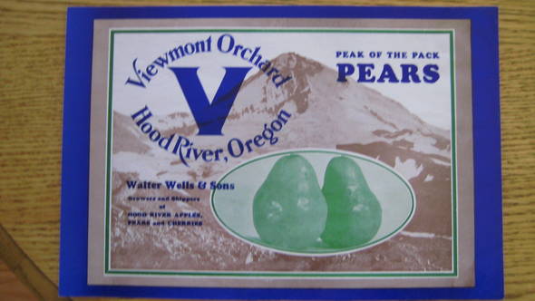 Viewmont Fruit Crate Label