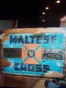 Maltese Cross Blue Red