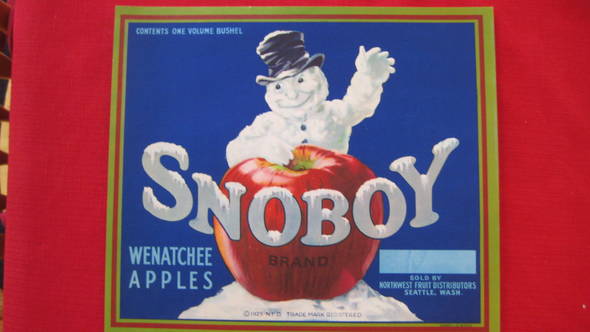 Snoboy Fruit Crate Label
